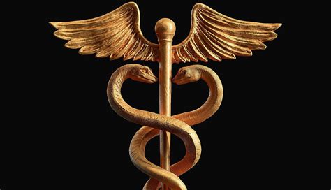 snake and staff medical symbol.